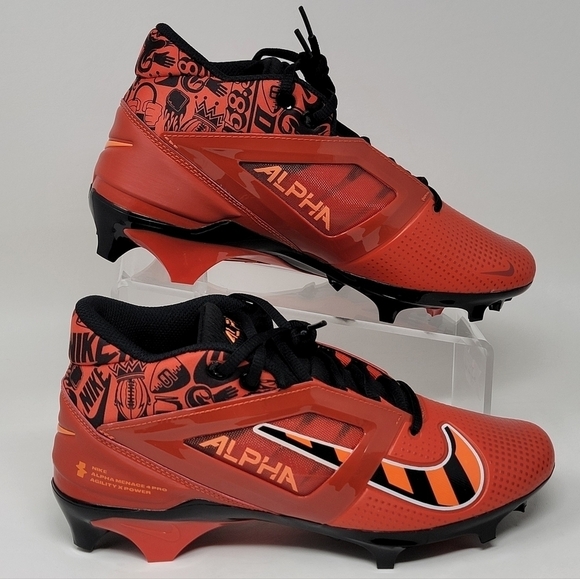 Nike Alpha Menace 4 Pro Nrg Picante Red-Black Football Mens Size 9 FQ3984-600 main image 10